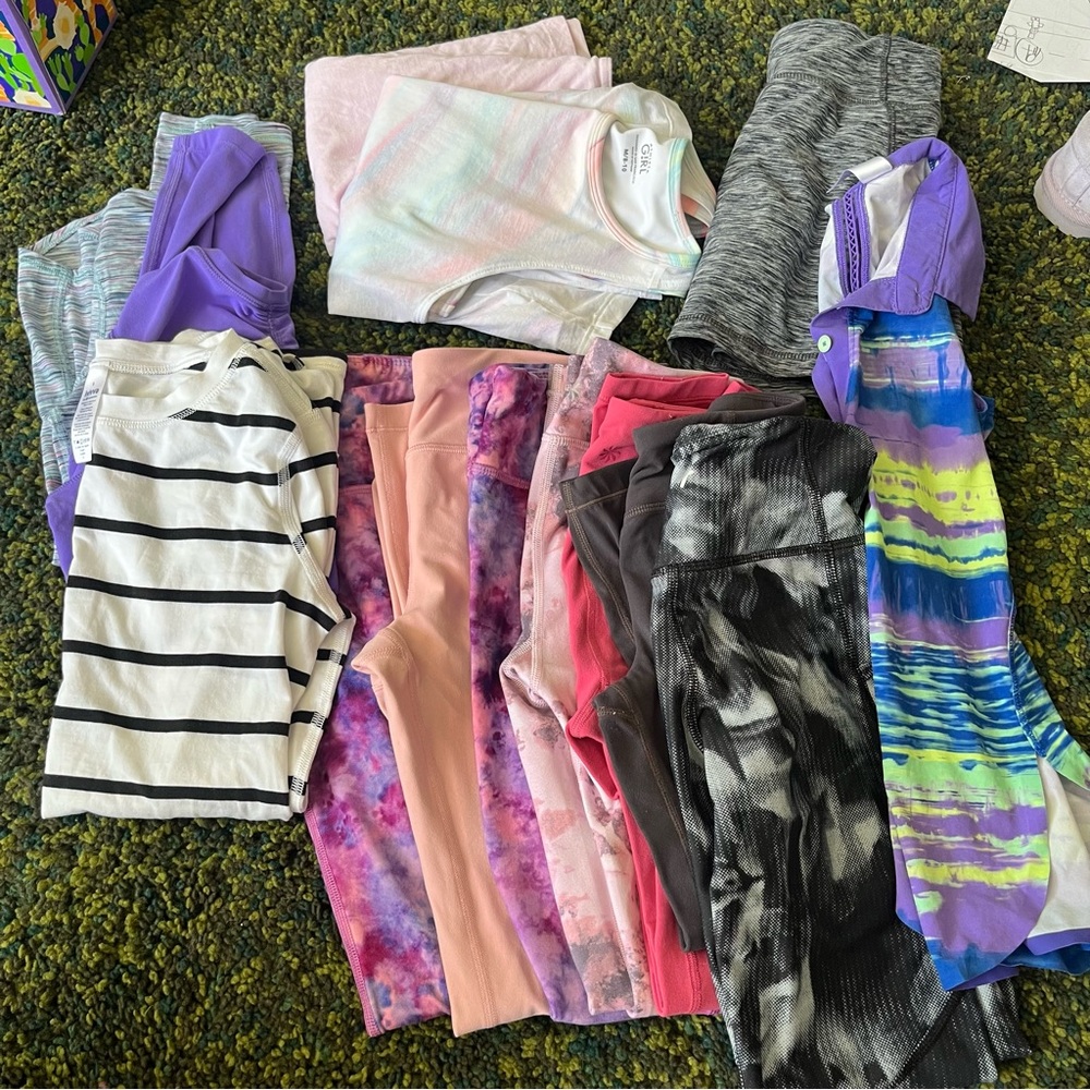 Activewear lot mix ivivva and athleta girl